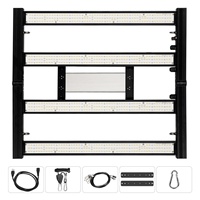Luces LED de Cultivo Desmontables de Espectro Completo de 300W-600W, IP65, Impermeables, para Cultivo Vertical Interior Flexible y Apoyo al Floración, 2025