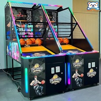 Machine de jeu d'arcade de basket-ball et de boxe à monnayeur Dreamland avec accepteur de billets pour centres de jeux intérieurs