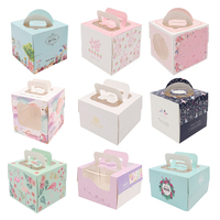 Boîte Cadeau Alimentaire Rectangulaire de Mariage, Boîte à Gâteaux avec Fenêtre, Taille Personnalisée, en Gros