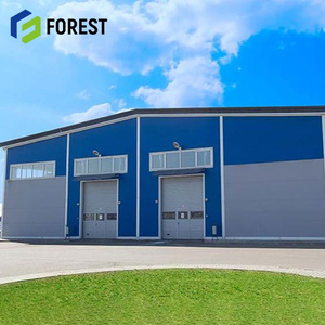 Bâtiment de bureau préfabriqué en structure acier avec boulons haute résistance, certifié ISO9001 et conforme aux normes CE - Product Image 1