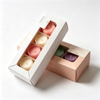 Caja de Regalo Personalizada para Velas, Económica de Fábrica, Juego de 3, 4 o 5 Mini Velas de Cera con Inserto, Caja de Regalo para Velas Aromáticas