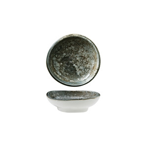 Bol rond Crater Ø 8 cm en porcelaine fine à impression numérique Gural - Product Image 1