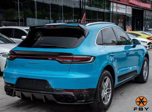 Séparateur de diffuseur de pare-chocs arrière en Fiber de carbone chaud pour <span class=keywords><strong>Prosche</strong></span> <span class=keywords><strong>Macan</strong></span> 95B 2014-2021 diffuseur arrière en carbone - Product Image 3