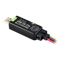 Waveshare Endüstriyel USB'den TTL'ye Dönüştürücü FT232RL Hindistan Diğer Tip Çoklu Koruma Siyah Plastik