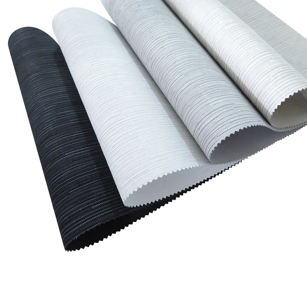 100% Blackout Fenêtre Polyester Fibre Solide Couleurs Personnalisé Fait Blackout Roller Blind Tissu pour fenêtre fabriqué en Chine