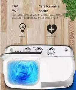 Superior Hai-Trống Bán Tự Động Top-<span class=keywords><strong>Loader</strong></span> Máy Giặt 6Kg Khách Sạn Sử Dụng Tiếng Anh Máy Sấy Điện-Tốt Nhất Giày Máy Giặt Giặt - Product Image 4