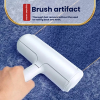 Rouleau réutilisable pour enlever les poils d'animaux, brosse à poils auto-nettoyante pour poils de chien et de chat sur les meubles, les tapis et les canapés