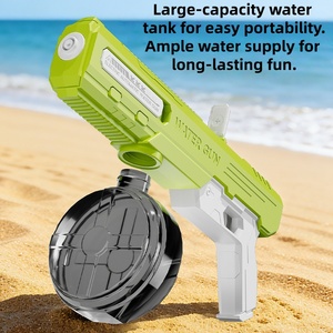 Pistolet à eau électrique automatique EPT 500 ml, grande capacité, longue portée, rechargeable, pour enfants et adultes, jouet d'été pour piscine et plage - Product Image 4