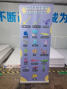 شعار سهل الاستخراج سهل الاستخدام حسب الطلب ، راية قياسية 80 × 47 سم ، لافتة راية فاخرة قابلة للسحب - Product Image 3