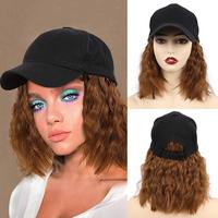 Casquette de baseball Fuchs à longues lanières, logo en dôme pour tresses, nouveau modèle, en bambou, réglable, pour perruques tressées