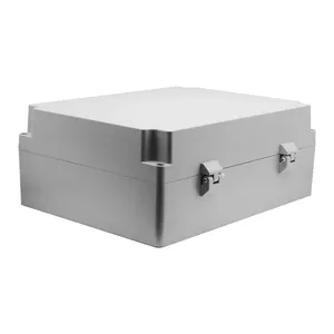 400x310x160 mm IP67 Protection Level Square Box Cast Aluminum Waterproof PCB Housing Enclosure