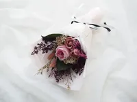 Buket bunga mawar yang diawetkan selamanya tahan lama hadiah unik untuk dekorasi rumah wanita