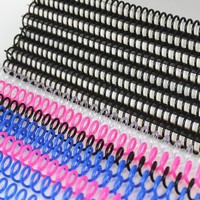 Espiral de Plástico para Encuadernación, Encuadernaciones de Hojas Sueltas, Multitamaño, Multicolor, Suministros Escolares y de Oficina