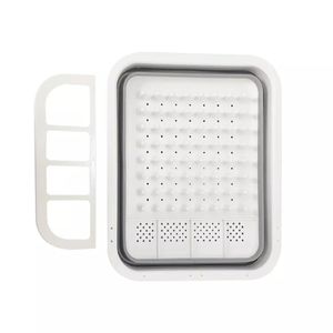 Escurridor de platos plegable de plástico personalizable, tendedero plegable de doble nivel, colador de vajilla portátil con pantalla de logotipo - Product Image 5