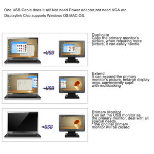 FEELWORLD DP101T ODM écran tactile USB de qualité industrielle moniteur LCD IPS 10.1 pouces 1024x600 Source d'usine Logo personnalisé - Product Image 4