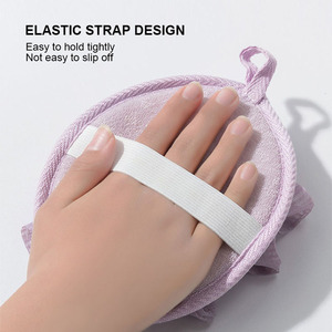 Vente en gros Éponge <span class=keywords><strong>de</strong></span> bain douce double face Gants en mousse Douche Loofah <span class=keywords><strong>Maille</strong></span> Brosse Boule <span class=keywords><strong>Gant</strong></span> exfoliant Pouf pour hommes et femmes - Product Image 4