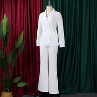 Costumes pour femmes automne-hiver, vêtements de bureau, ensemble blazer, veste à bretelles à manches longues et pantalon, ensemble deux pièces, costumes d'affaires pour femmes