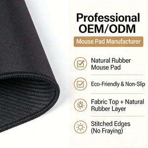 Alfombrillas de Ratón para Juegos con Forma Redonda Irregular Personalizadas, Venta al por Mayor, Transferencia de Tinta por Sublimación, Alfombrilla de Ratón de Goma Blanca Impermeable, ODM - Product Image 2