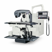 Machine de fraisage CNC horizontale à 3 axes de type genouillère XK6132 XK6140, robuste, avec guides rigides, pour le traitement du métal et du fonte.