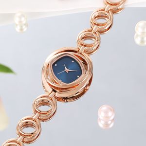 YuSa <span class=keywords><strong>298</strong></span> nuovo orologio di cristallo di diamante moda donna orologio al quarzo orologi in acciaio inossidabile - Product Image 6