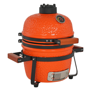 SEB Kamado 13 pouces Kamado Grill pour cuisine extérieure Grill en céramique Barbecue à charbon de bois Fumeur Camping <span class=keywords><strong>Babecue</strong></span> - Product Image 2