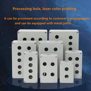 أغطية من الألومنيوم مقاومة للماء تغطية خارجية صب السبائك وصلة كهربائية صندوق خارجي منفاخ - Product Image 3