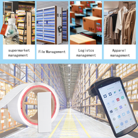 Étiquette autocollante RFID UHF passive double puce KU7 longue portée, mini, étanche, pour inventaire d'actifs, 100 000 cycles de service