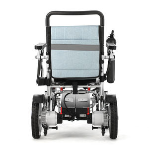 Silla de ruedas plegable todo terreno de lujo más vendida de 2025 para discapacitados, silla de ruedas eléctrica portátil de aluminio para exteriores - Product Image 6