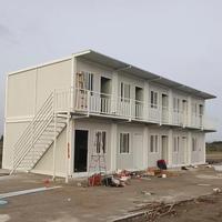 Contenedor de Ensamblaje Rápido, Casa Contenedor Móvil, Impermeable, Aislamiento Térmico, Edificio Temporal para Dormitorios de Construcción