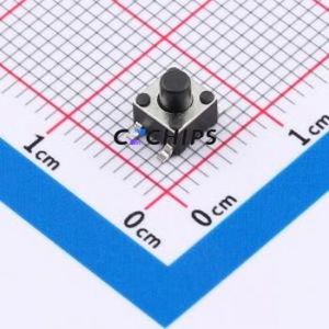 SH-4.5X4.5X5H-TP Tactile Switch SMD-4P,4.5x4.5mm Switch Single Pole Single Throw Round Button 2.5N Vertical Mount - Product Image 1