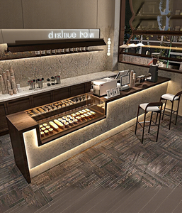 Comptoir <span class=keywords><strong>de</strong></span> café-bar, salon <span class=keywords><strong>de</strong></span> thé, pâtisserie, boulangerie, comptoir <span class=keywords><strong>de</strong></span> réception entièrement meublé - Product Image 2
