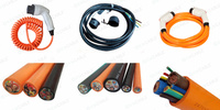 Câble de charge AC professionnel 32A 48A pour VE, câble d'alimentation Commando 3 ou 4 conducteurs 6 mm pour pistolet de recharge de VE