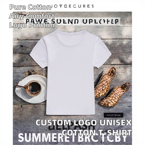 Camiseta Unisex al por Mayor, OEM, con Logotipo Personalizado, 100% Algodón, Estilo Casual, 180 Gramos, Lisa - Product Image 3