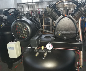 Bon prix 8bar AC 230V compresseur d'air à piston <span class=keywords><strong>100L</strong></span> 2HP 3HP à entraînement par courroie avec réservoir vertical 150L - Product Image 4