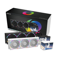 Pendingin Cair AIO 360mm 75CFM Aliran Udara Tinggi 1800RPM Radiator Pendingin Air CPU untuk Casing Komputer PC Desktop Gaming