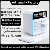 Kiosque de location de batteries externes à charge ultra-rapide 45W à 8 emplacements |   Distributeur automatique de recharge partagée avec NFC et code QR