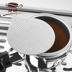 Filtre à poudre pour machine à café <span class=keywords><strong>italienne</strong></span>, écran de filtre à poudre, épaisseur 1,7 mm, 51/53/58 mm, filtre à café pour porte-filtre à café - Product Image 1