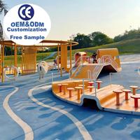 Granulés de caoutchouc EPDM 100% neufs, antidérapants, élastiques, surface de sécurité pour les terrains de jeux pour enfants