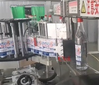 Vollautomatische Lineare Flaschen-Selbstklebeetikettiermaschine mit Servomotor und Automatischer Zuführung und Schneidevorrichtung