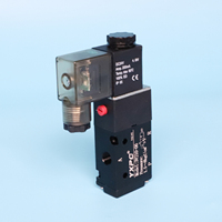 8 Bar Kompresor Udara Tanpa Kabel Musim Semi Pneumatik Katup Terarah 110V 220V 12V 1/8 Bsp 1/4 Npt 3 Cara Katup Solenoid 24vdc