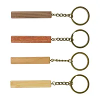 Großhandel Holz Metall Auto Wand Schlüssel anhänger Schlüssel ring Holz Handmade Crafts Blank Schlüssel anhänger Für Kinder Geschenke