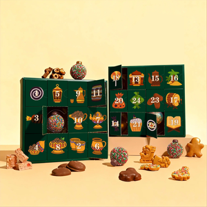 Ideas de Calendario de Adviento Personalizado para Ramadán, Manualidades, Golosinas para Eid, Dátiles, Chocolate, Calendario de Adviento de 12 Días para Ramadán, Regalo - Product Image 1