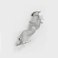 Collecteur d'échappement haute performance SS304 direct usine pour Cadillac ATS ATS-L 2.0T 2014-2019 avec bouclier thermique et ajustement parfait 1:1