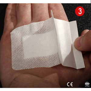 高吸収性自己接着性ガーゼ医療用創傷ドレッシング用滲出性創傷 - Product Image 5