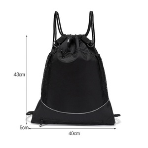 Personalized Manufacturer Custom Printed Recyclable Polyester Waterproof Anti-Theft Folding Design Medium Drawstring <b>Bag</b> for - Product Image 3
