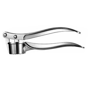 Garlic Press Zinc Alloy Manual Multi Function Kitchen Tool Durable Fine Mesh Easy Clean - Product Image 3
