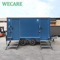 Toilettes mobiles de luxe écologiques pour l'extérieur, 14,76 x 6,89 x 6,89 pieds, pour camping, remorque de toilettes portables, sanitaires extérieurs