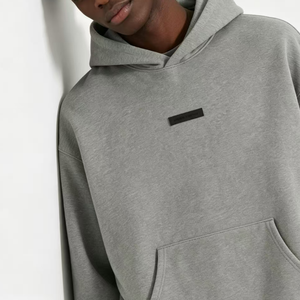Nouveau sweat à <span class=keywords><strong>capuche</strong></span> en coton ESS SS23 AU 2026, coupe ample, logo <span class=keywords><strong>noir</strong></span>, pour homme, vente chaude transfrontalière - Product Image 3