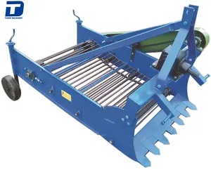 Automatic potato digger harvester potato combine harvester for farm Double-row tractor-pulled potato harvester