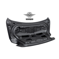 Couvercle de coffre en fibre de carbone préimprégnée style CS pour BMW M2 G87 Série 2 G42 2023+ Moulé sous autoclave, couvercle de coffre arrière complet